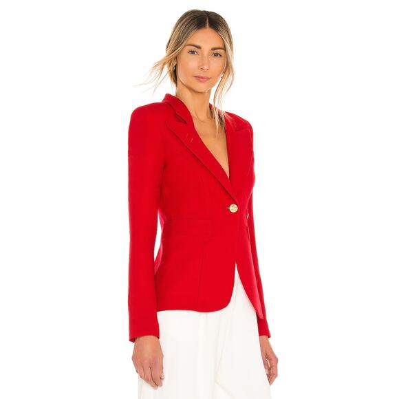 Smythe Classic Duchess Blazer Red - Picture 3 of 10